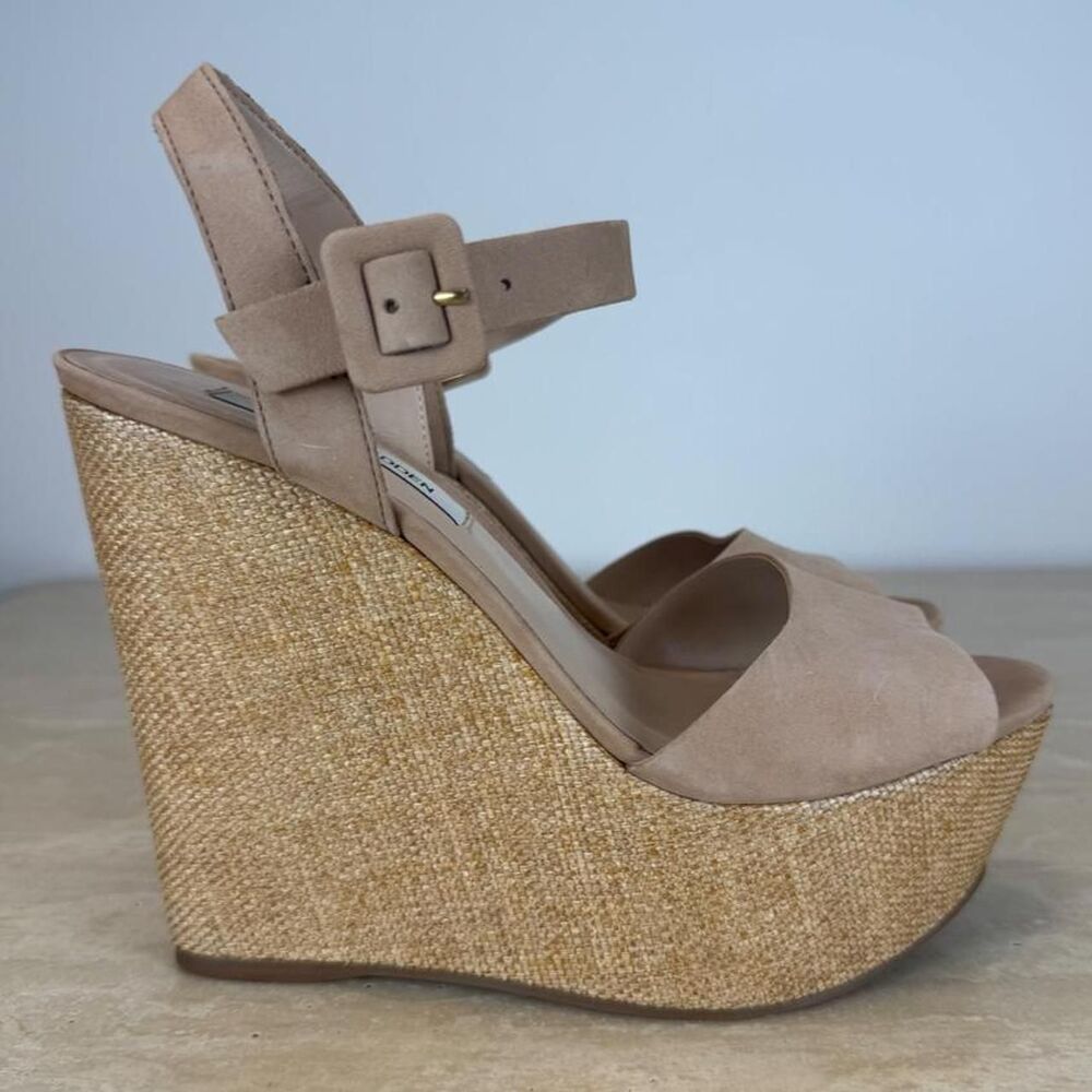 Steve-madden Women's Tan and Cream Sandals